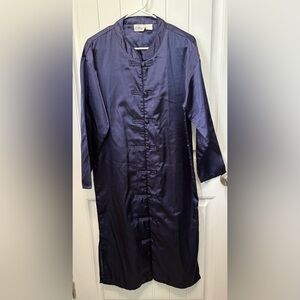 Kathryn Blue Kimono Button up Robe. Size Small.